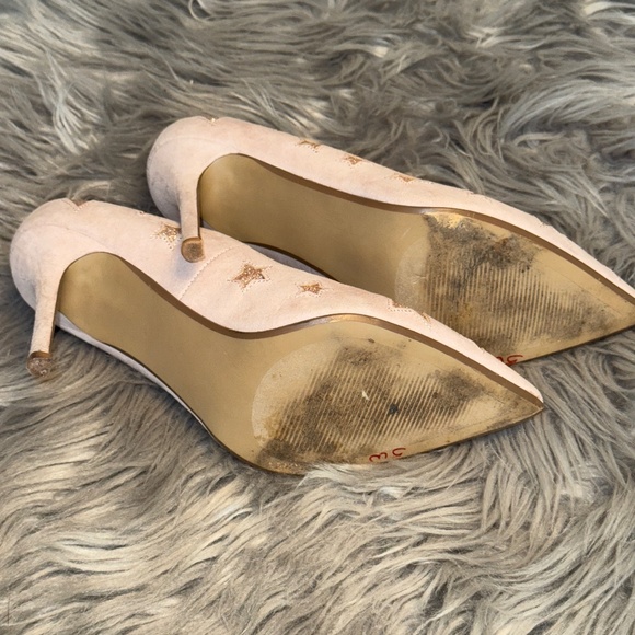 EUC Betsey Johnson Pryce Dress Pumps Stars Blush Light Pink Stiletto Size 7.5 - Picture 10 of 14